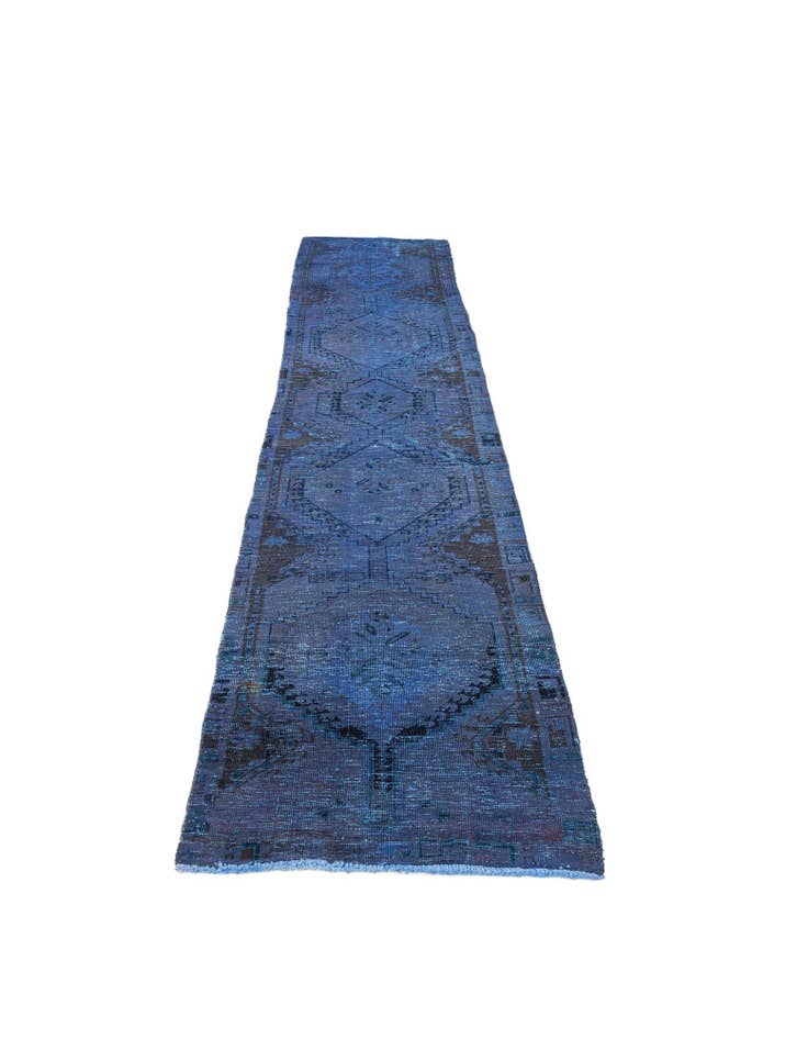 Detail image of 2' 6 x 11' Hand Knotted Ultra Vintage Persian Wool Runner Rug