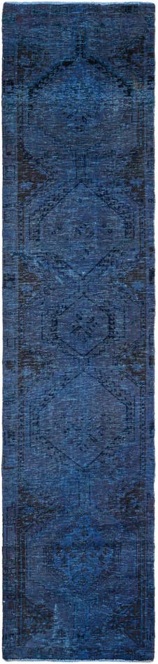 Detail image of 2' 6 x 11' Hand Knotted Ultra Vintage Persian Wool Runner Rug