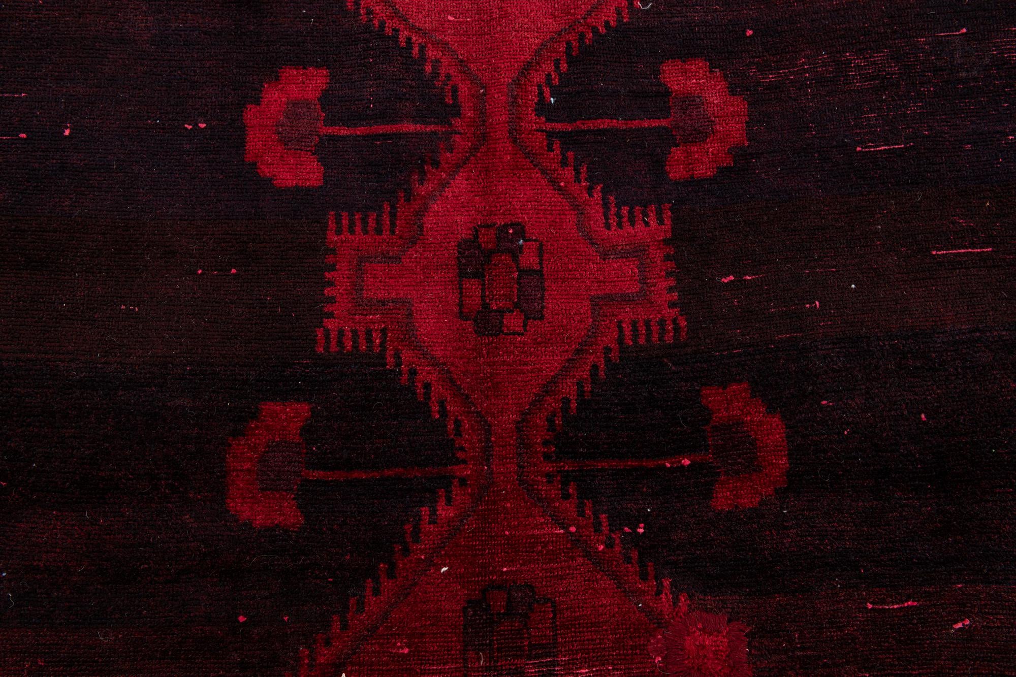 5' 5 x 10' 8 Hand Knotted Ultra Vintage Persian Wool Runner Rug