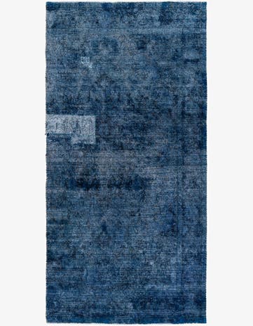 4' 10 x 9' 8 Hand Knotted Ultra Vintage Persian Wool Runner Rug