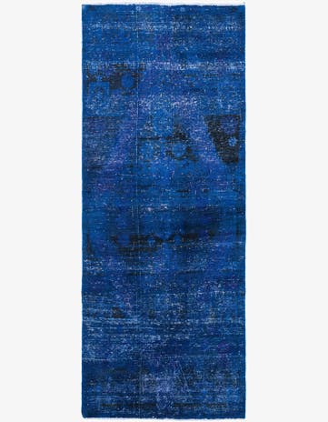 3' 8 x 9' 6 Hand Knotted Ultra Vintage Persian Wool Runner Rug