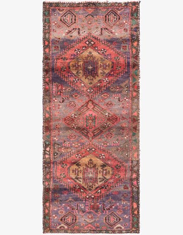 2' 4 x 6' Hand Knotted Ultra Vintage Persian Wool Runner Rug