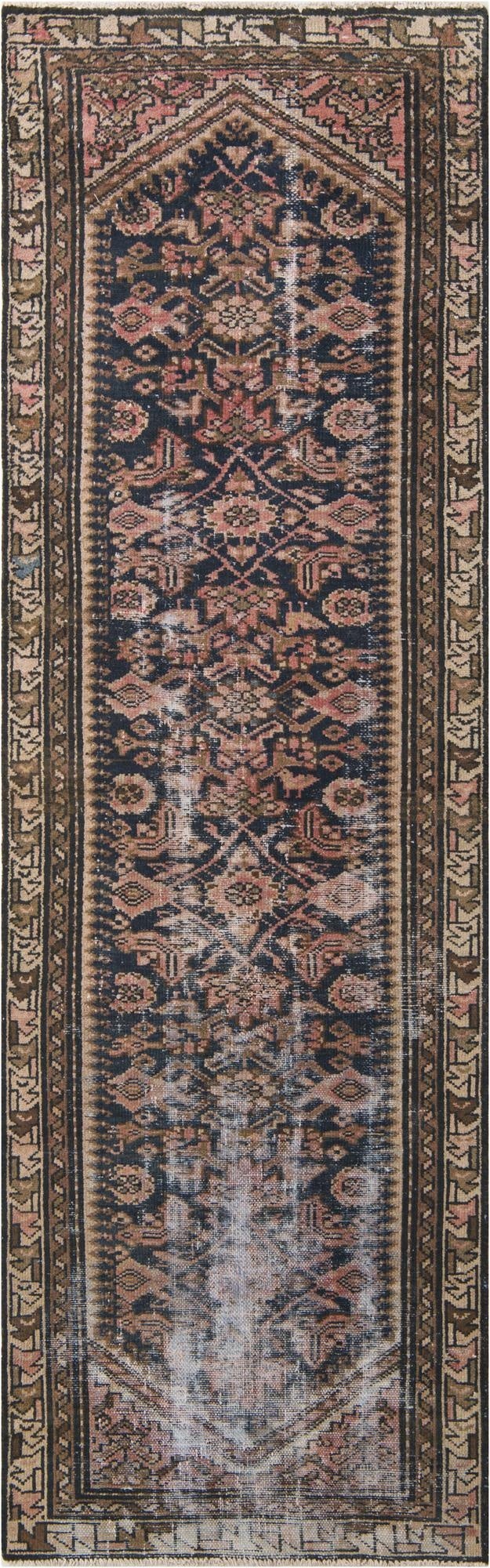Primary image 2' 10 x 9' 6  Hand Knotted Ultra Vintage Persian Wool Runner Rug