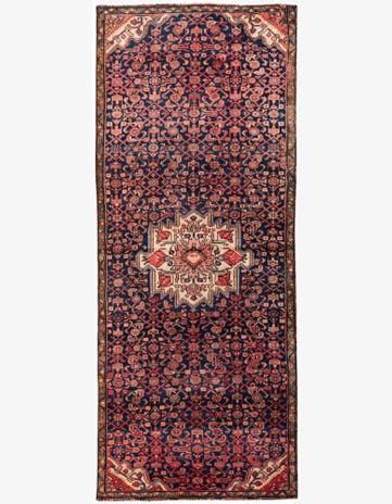 4' x 10' Hand Knotted Ultra Vintage Persian Wool Runner Rug