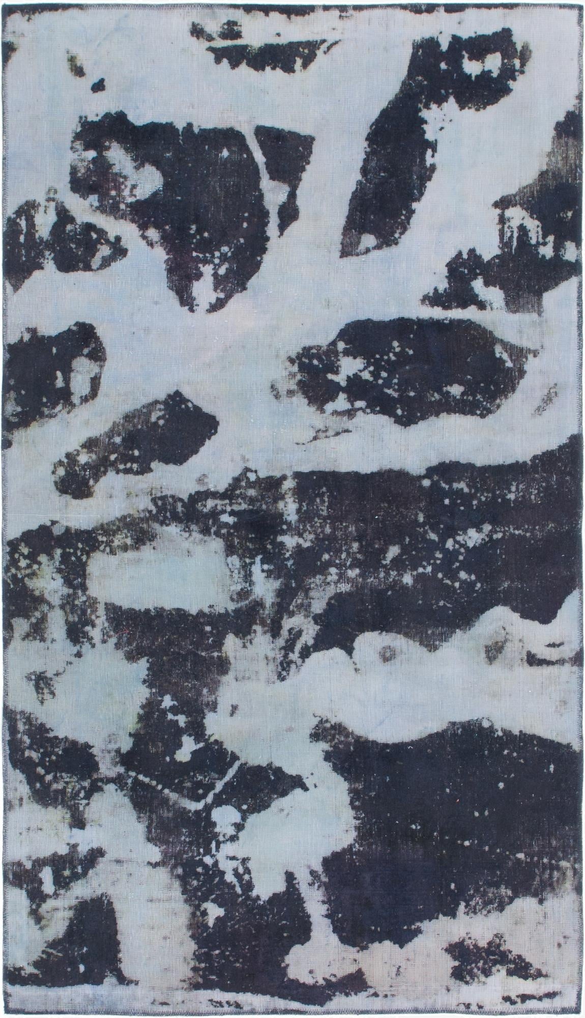 4' 5 x 8'  Hand Knotted Ultra Vintage Persian Wool Runner Rug