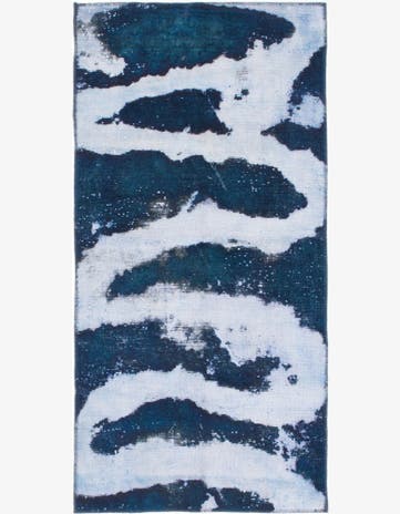 3' x 6' Hand Knotted Ultra Vintage Persian Wool Runner Rug