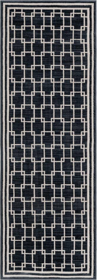 Detail image of Jill Zarin 2' x 6' Metropolitan Uptown Runner Rug