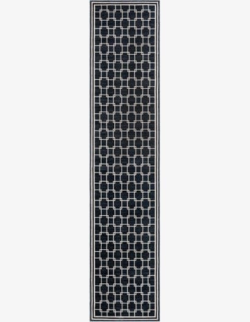 Navy Blue Metropolitan Uptown Runner Rug