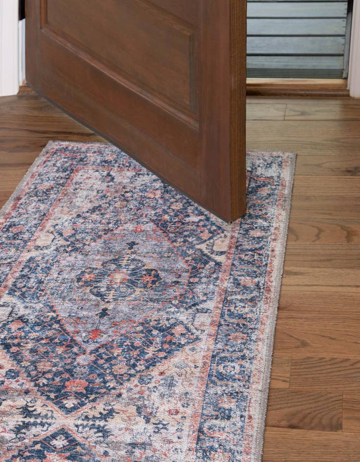 Detail image of 2' x 8'  Washable Yara Runner Rug