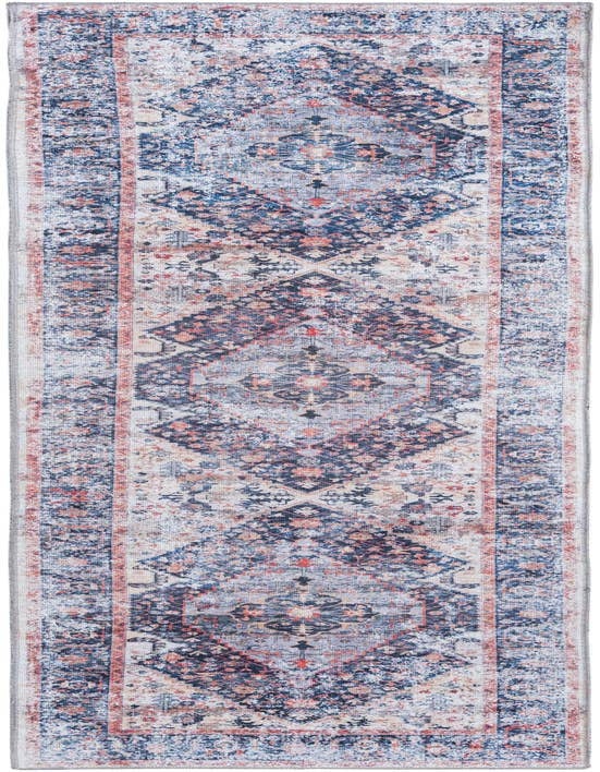 Detail image of 2' 7 x 10' Washable Yara Runner Rug