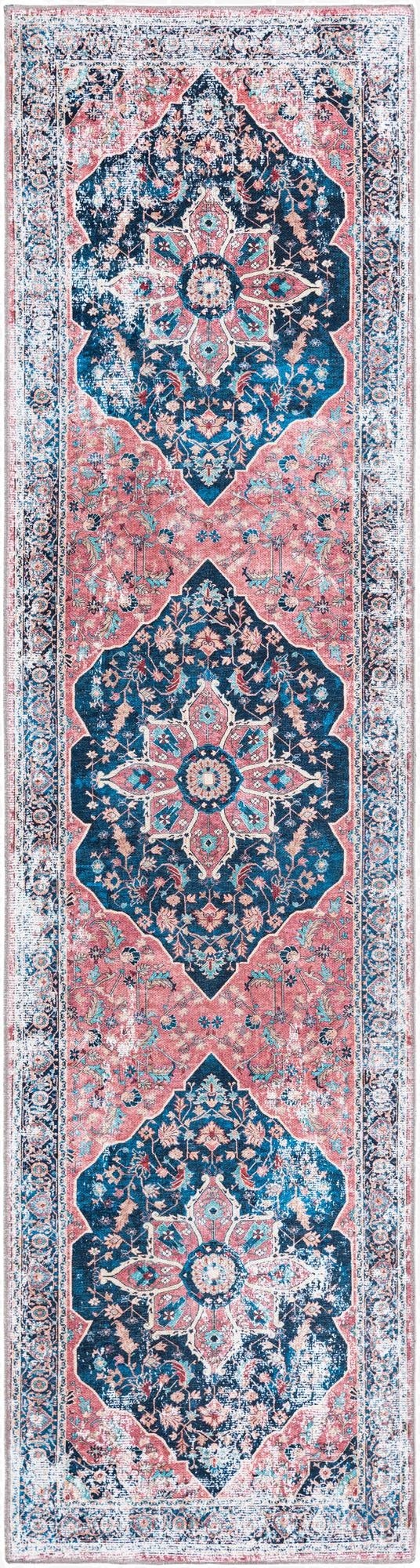 Primary image 2' 7 x 10'  Washable Yara Runner Rug