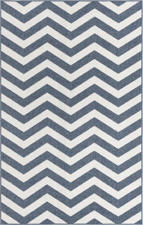 Detail image of 1' 3 x 1' 3 Easy-Clean Coastal Indoor / Outdoor Sample Rug
