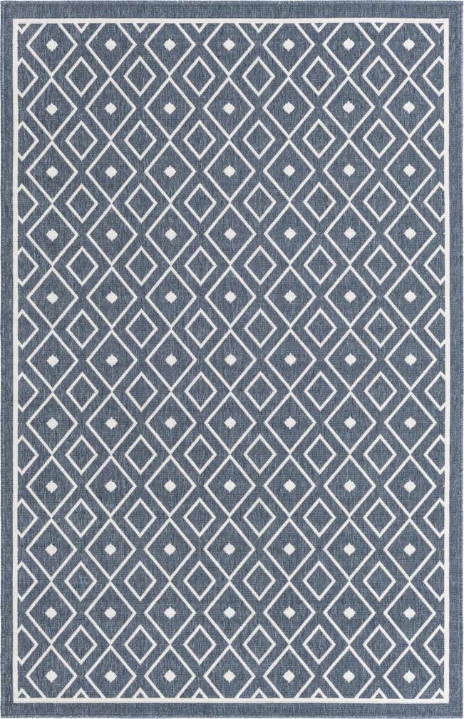 1' 3 x 1' 3 Easy-Clean Lattice Indoor / Outdoor Sample Rug