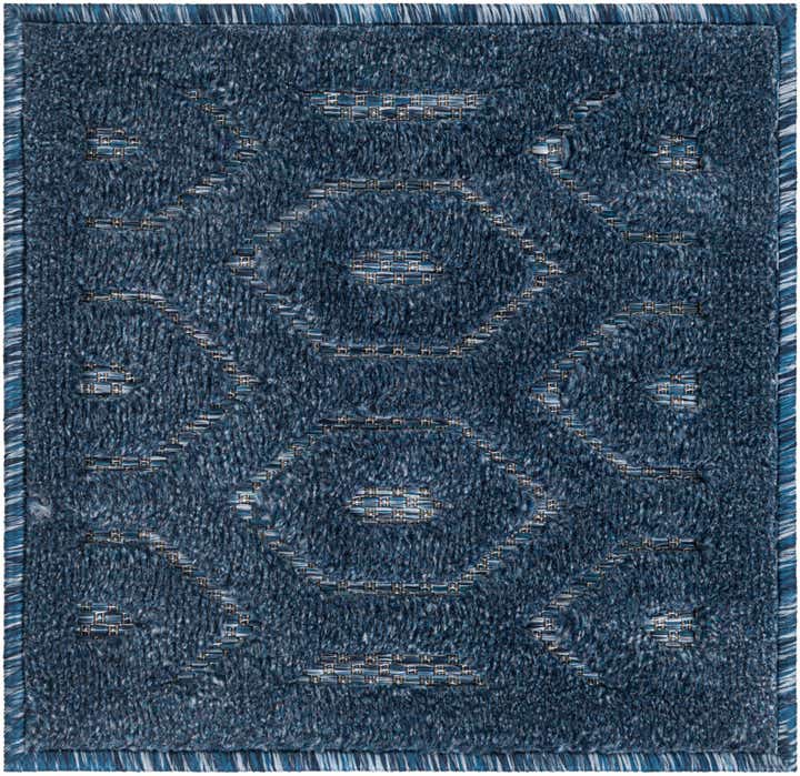 1' 4 x 1' 4 Easy-Clean Trellis Textured Indoor / Outdoor Sample Rug