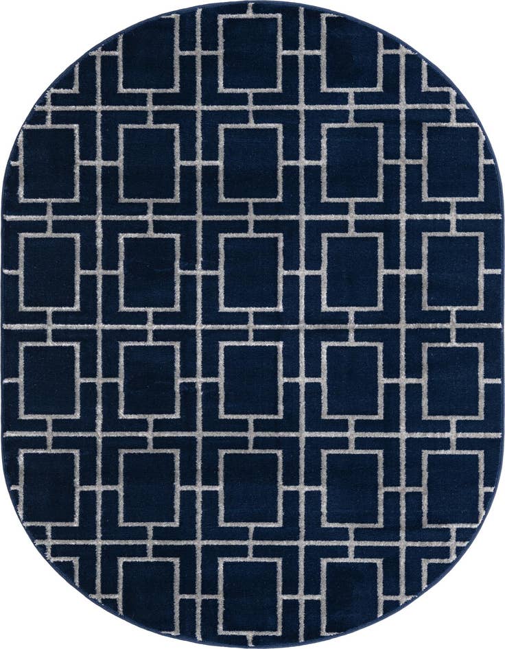 Detail image of 5' 3 x 8' Marilyn Monroe™ Glam Deco Oval Rug