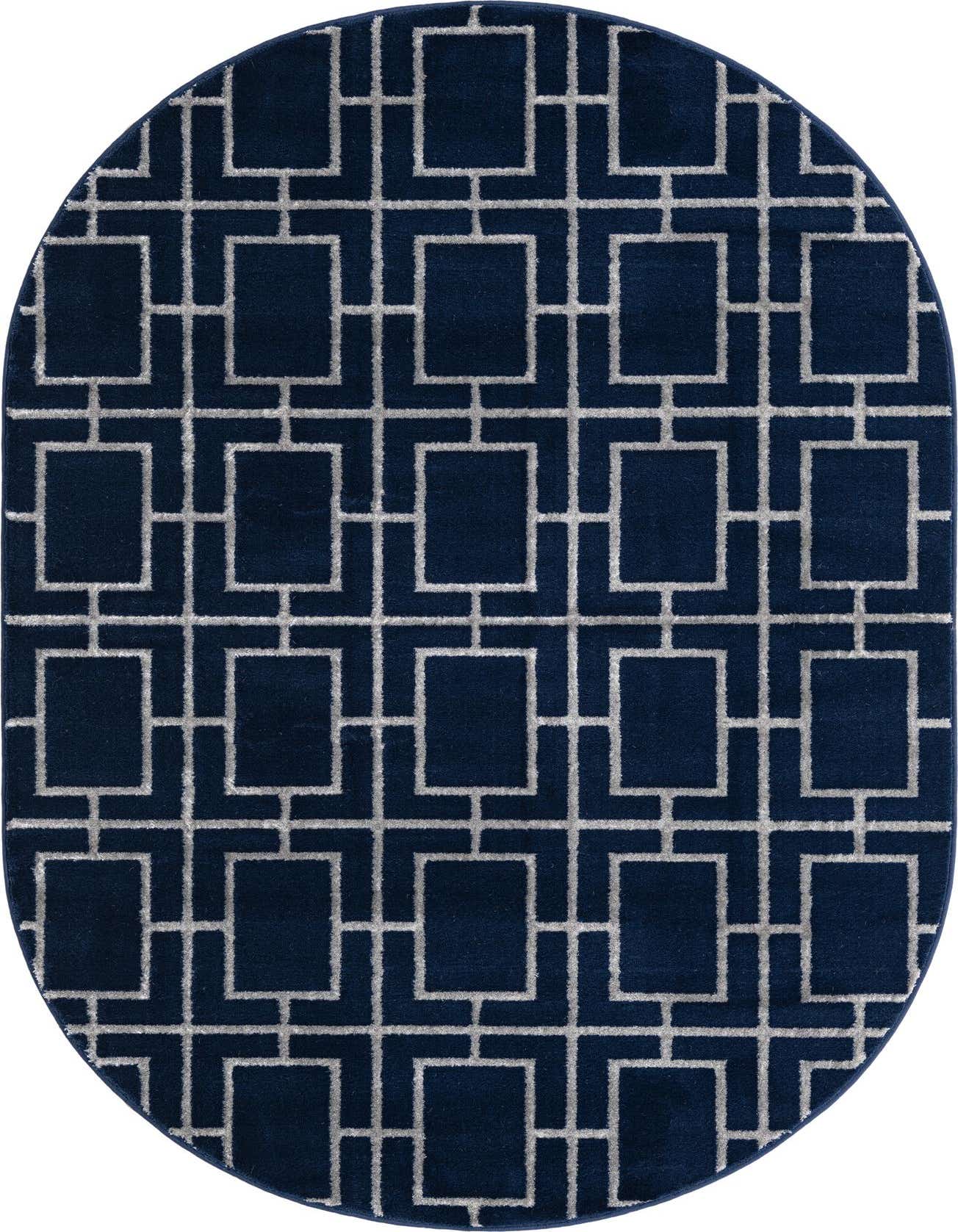 5' 3 x 8' Marilyn Monroe™ Glam Deco Oval Rug