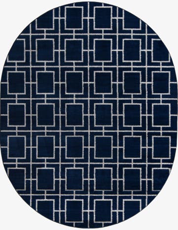 7' 10 x 10' Marilyn Monroe™ Glam Deco Oval Rug