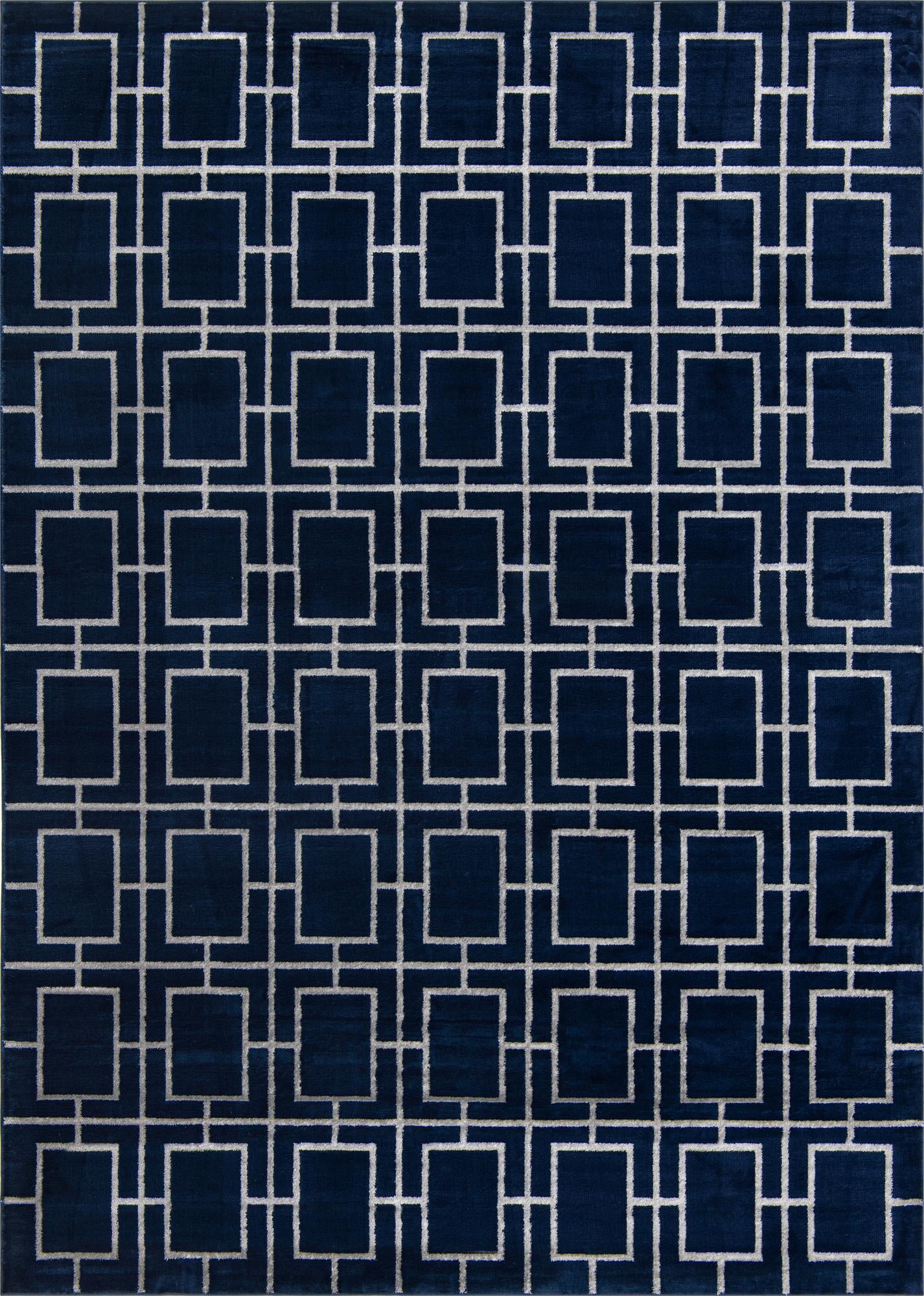 Rug Navy Blue Silver Swatch link