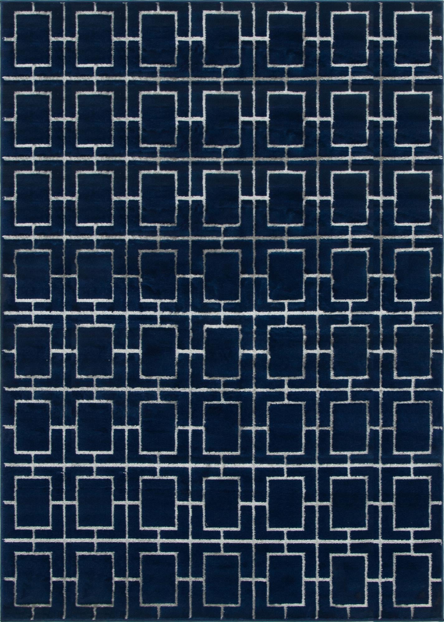 Rug Navy Blue Silver Swatch link