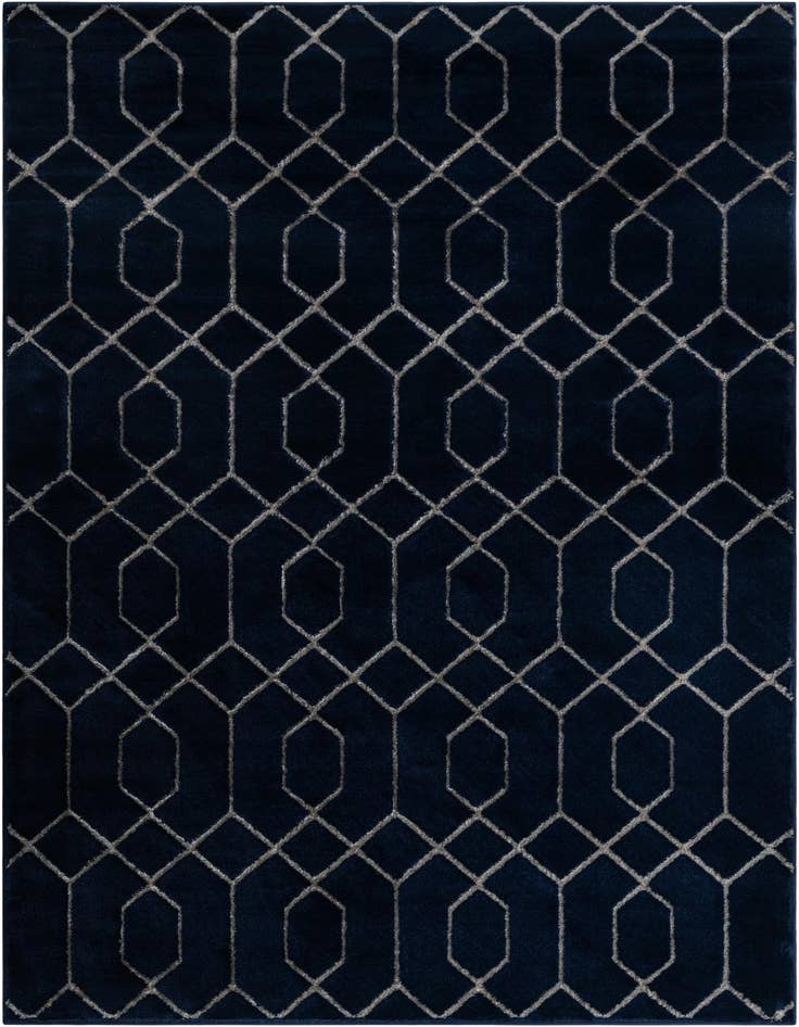 Detail image of 5' 3 x 8' Marilyn Monroe™ Glam Trellis Rug