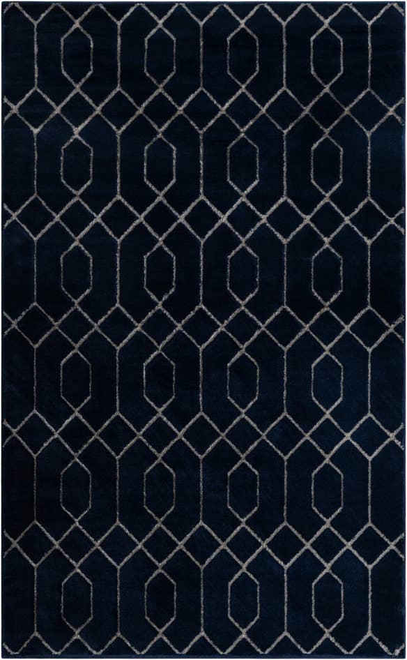 Detail image of 5' 3 x 8' Marilyn Monroe™ Glam Trellis Rug