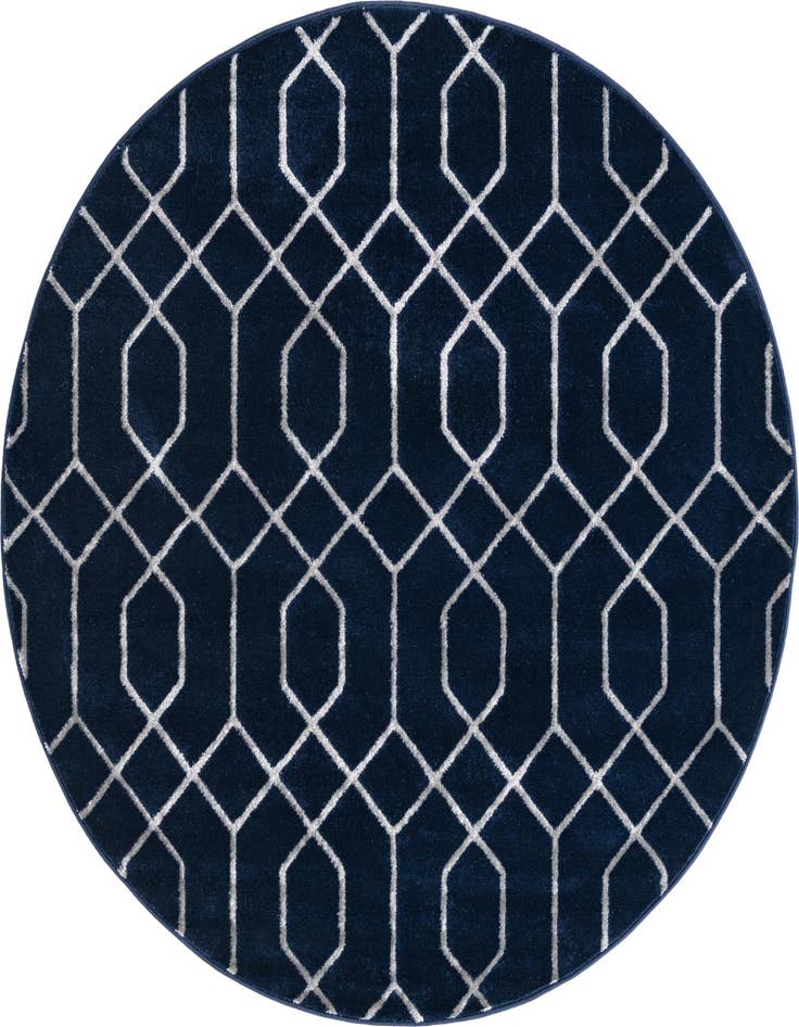 Detail image of 5' 3 x 5' 3 Marilyn Monroe™ Glam Trellis Round Rug