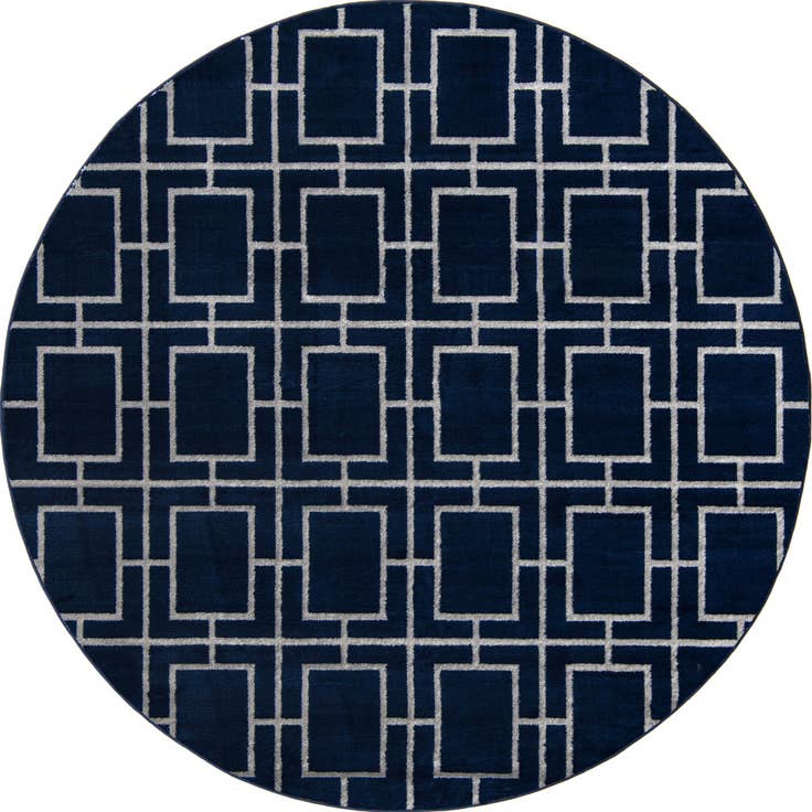 Detail image of 7' 10 x 7' 10 Marilyn Monroe™ Glam Deco Round Rug