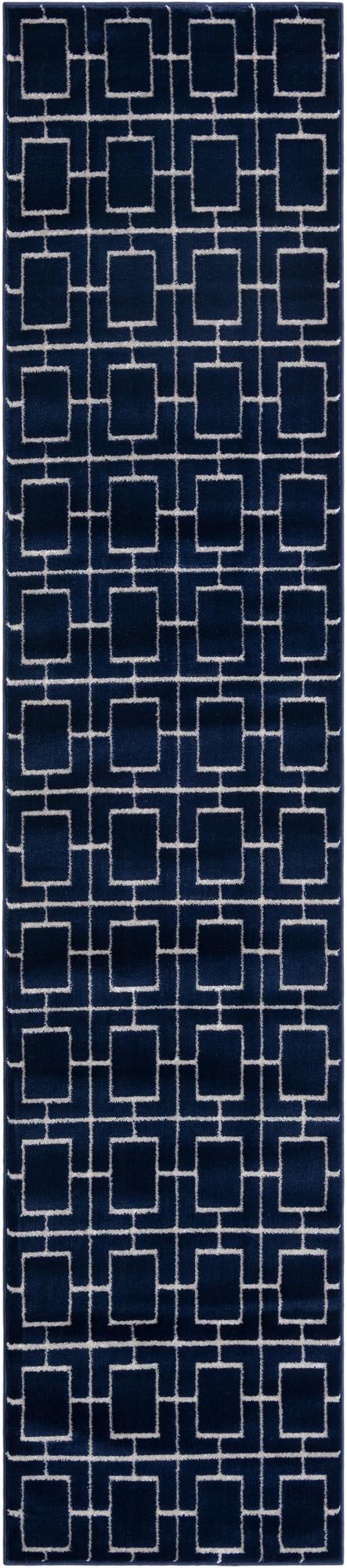 Rug Navy Blue Silver Swatch link