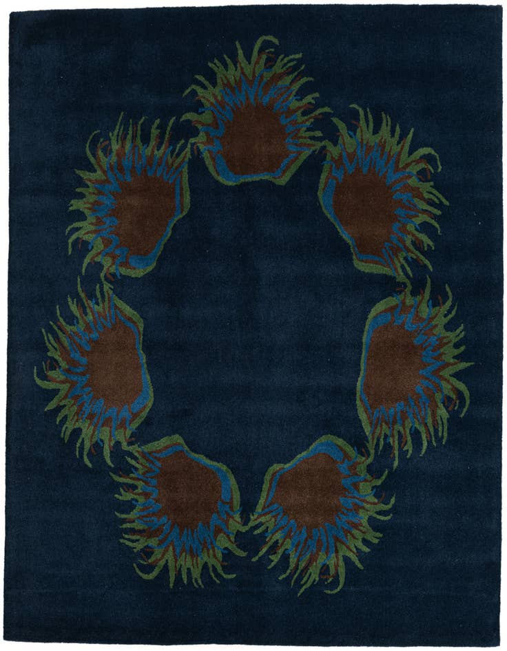 Detail image of 7' 6 x 7' 7 Agra Square Rug