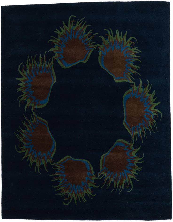 Detail image of 7' 6 x 7' 7 Agra Square Rug