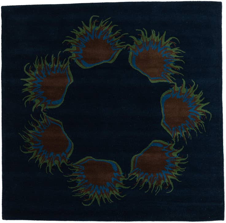 Detail image of 7' 6 x 7' 7 Agra Square Rug