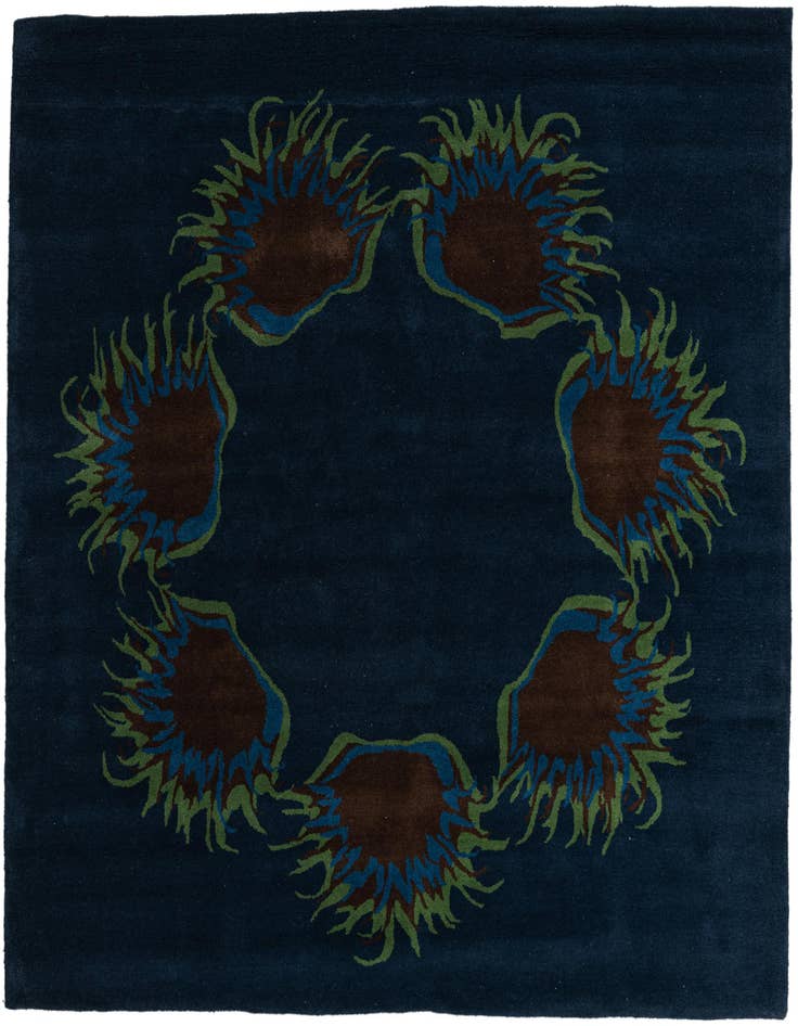 Detail image of 7' 6 x 7' 7 Agra Square Rug