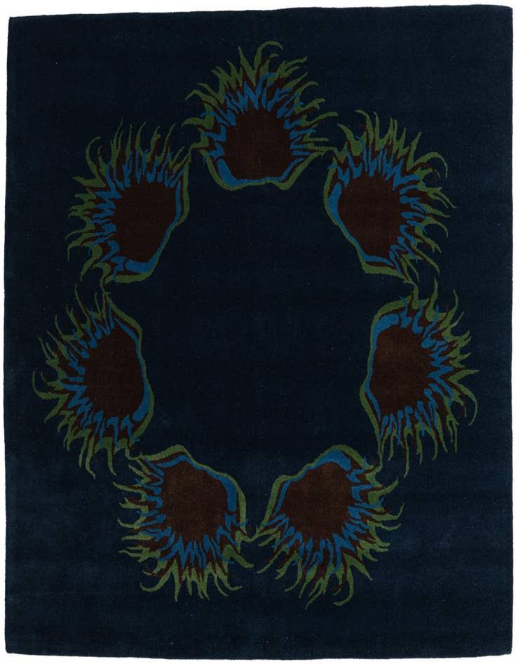 Detail image of 7' 6 x 7' 7 Agra Square Rug