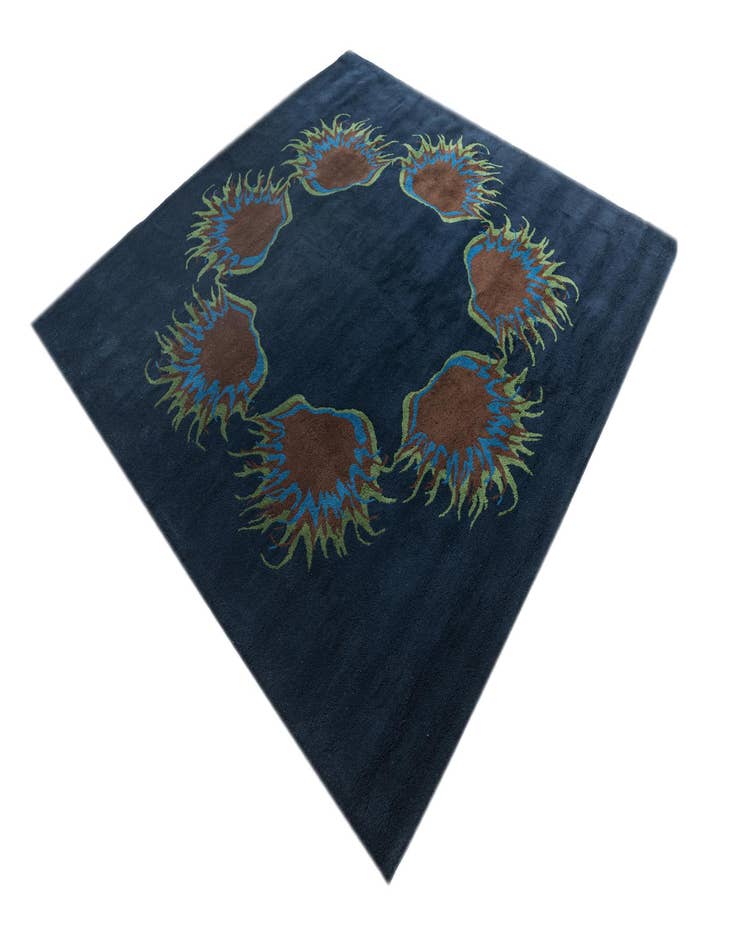 Detail image of 7' 5 x 7' 5 Agra Square Rug