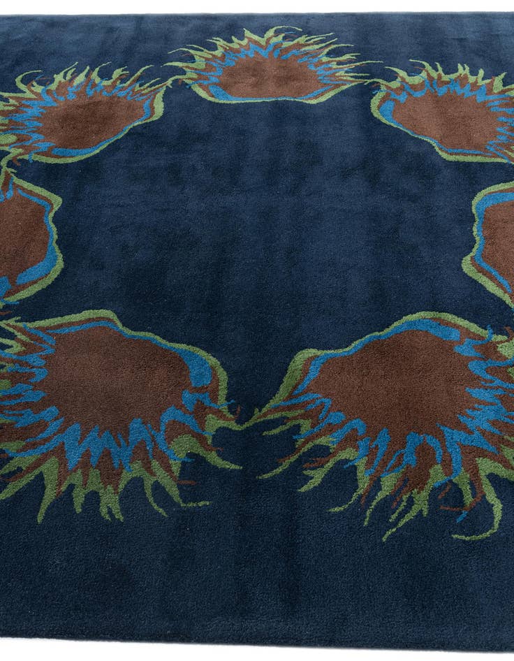 Detail image of 7' 5 x 7' 5 Agra Square Rug