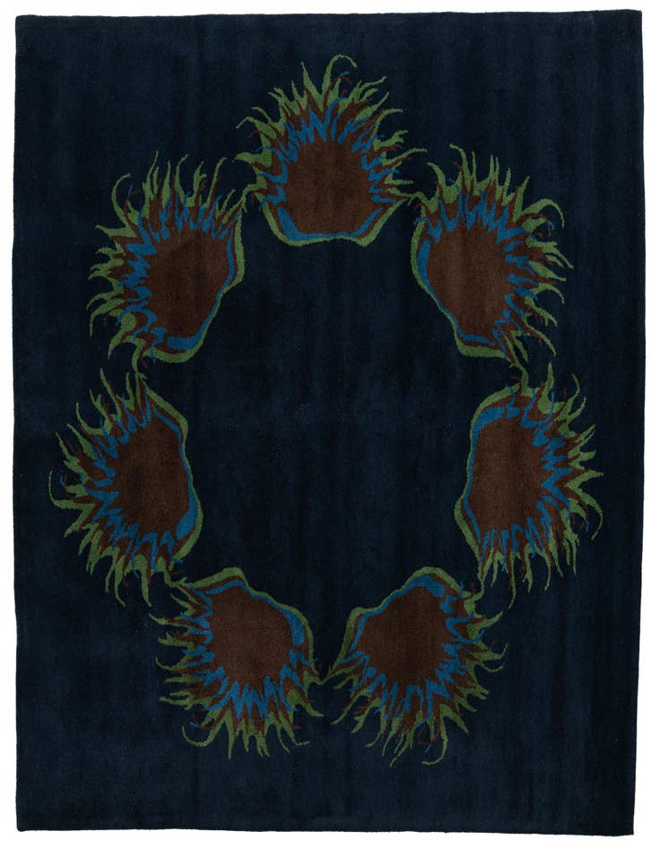 Detail image of 7' 5 x 7' 5 Agra Square Rug