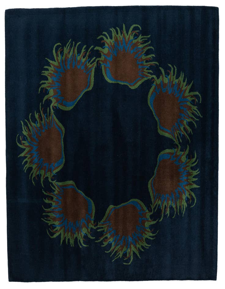 Detail image of 7' 6 x 7' 7 Agra Square Rug