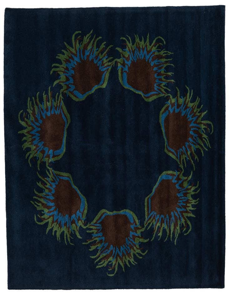 Detail image of 7' 6 x 7' 7 Agra Square Rug