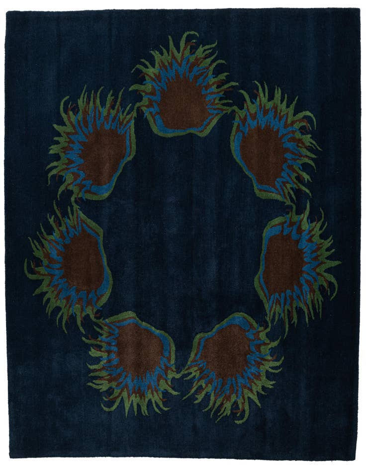 Detail image of 7' 6 x 7' 6 Agra Square Rug
