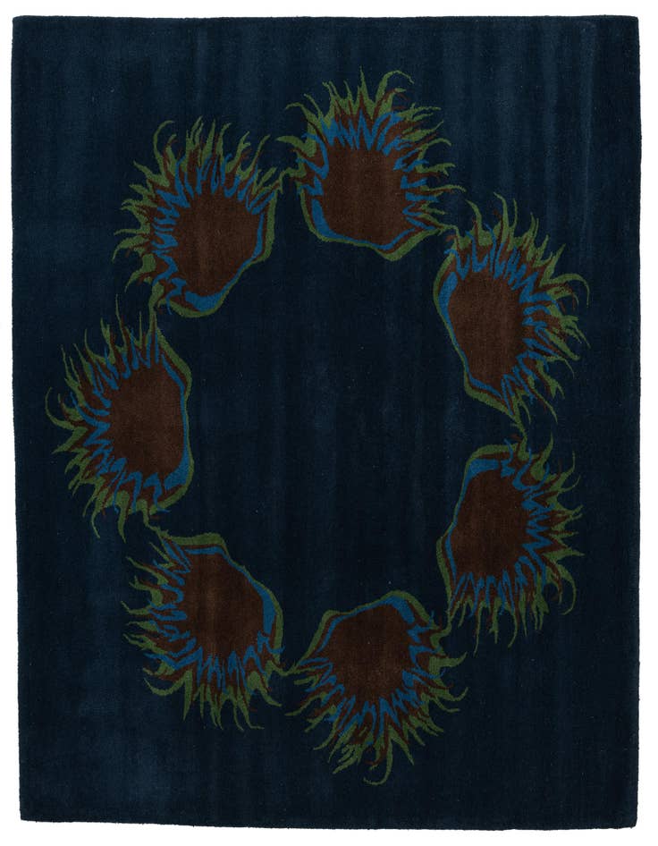 Detail image of 7' 6 x 7' 7 Agra Square Rug