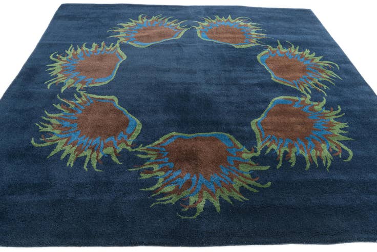 Detail image of 7' 5 x 7' 6 Agra Square Rug