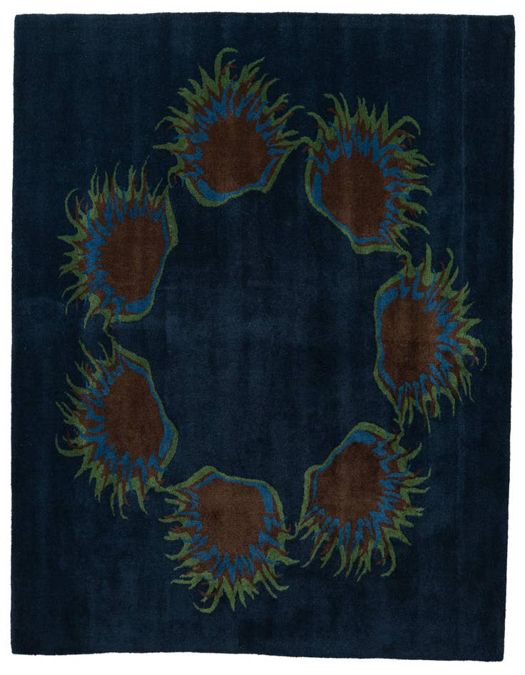 Detail image of 7' 5 x 7' 6 Agra Square Rug