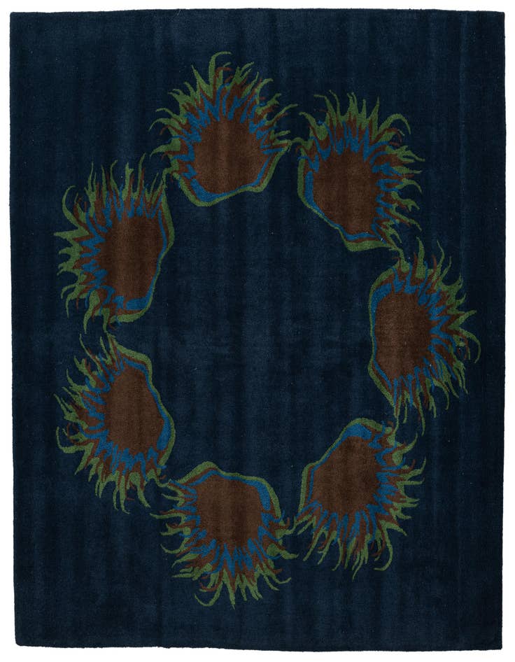 Detail image of 7' 6 x 7' 7 Agra Square Rug