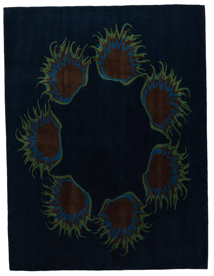 Detail image of 7' 5 x 7' 6 Agra Square Rug