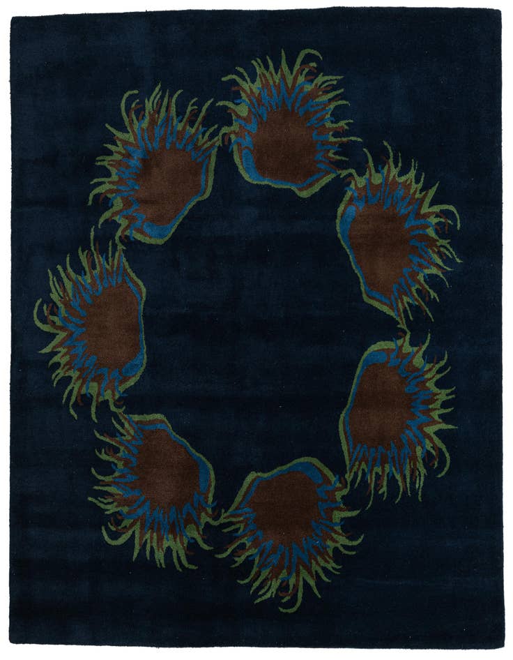 Detail image of 7' 6 x 7' 7 Agra Square Rug