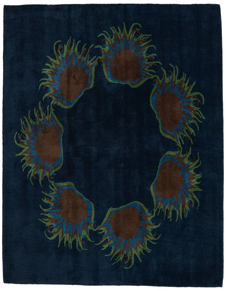 Detail image of 7' 6 x 7' 6 Agra Square Rug