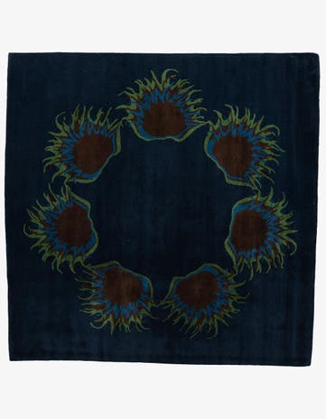 7' 6 x 7' 6 Agra Square Rug