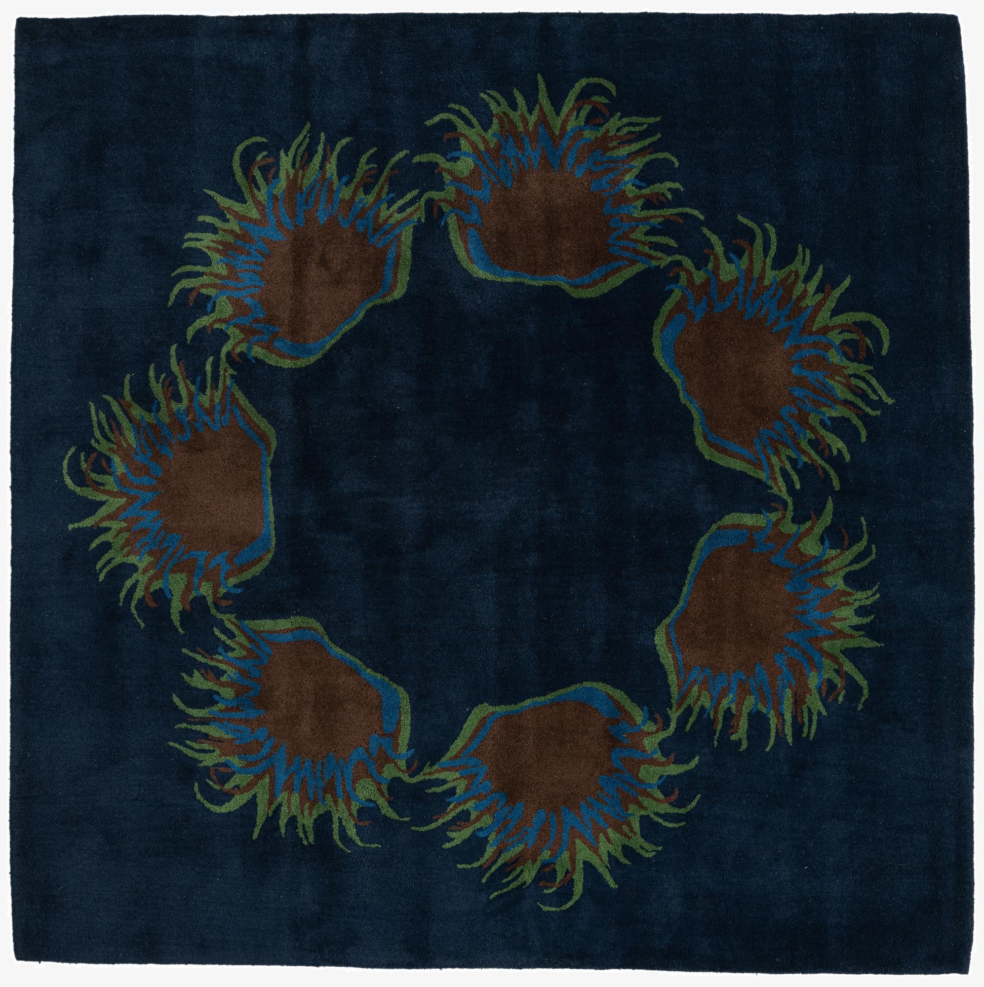 7' 6 x 7' 6 Agra Square Rug