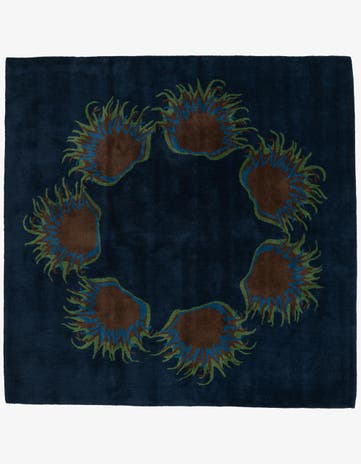 7' 6 x 7' 6 Agra Square Rug