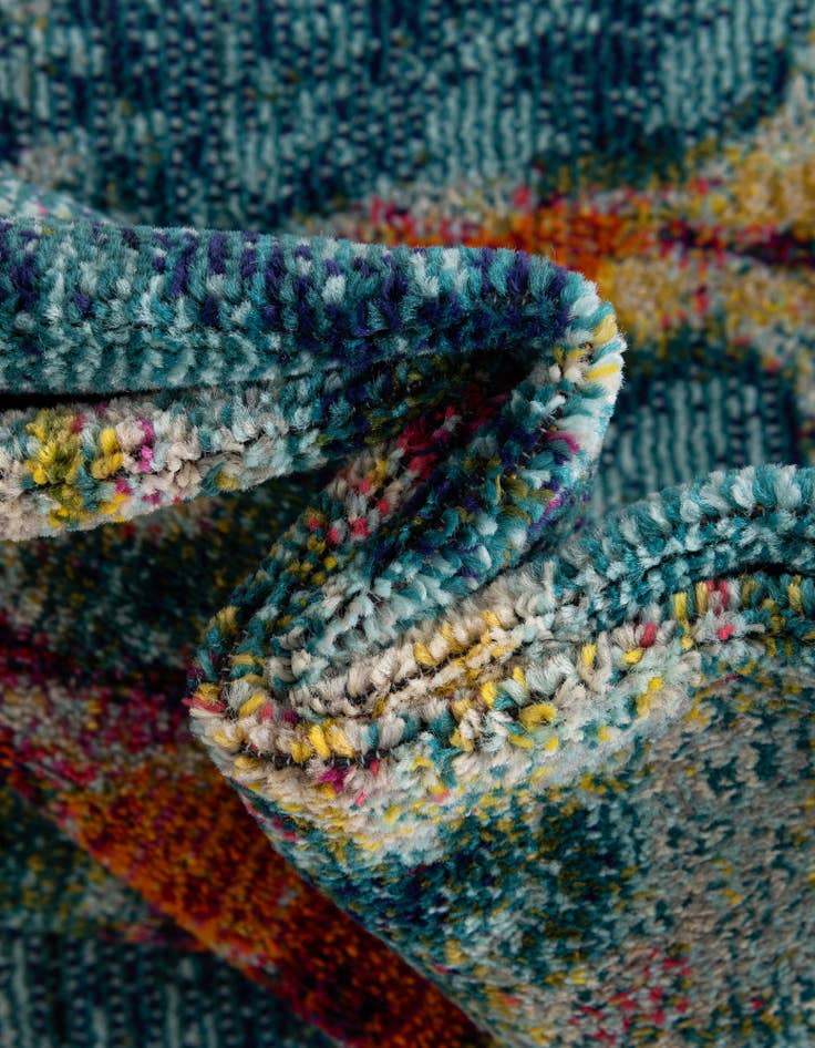 Detail image of 5' 3 x 5' 3 Washable Amalfi Square Rug